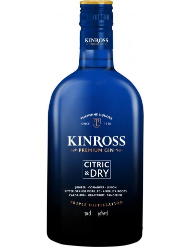 Gin kinross citric&dry cl.70