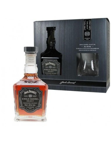 Whiskey jack daniel s cl70 single barrel select + bicch.