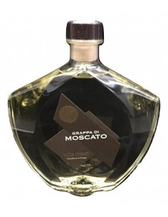 Villa rosati grappa cl70 moscato caraffa bora in legno