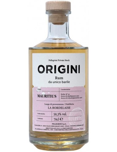 Rum origini mauritius la bordelaise 50,3% cl70