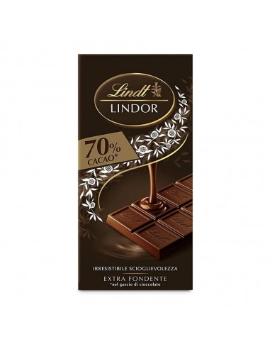 Lindt lindor tavoletta gr100 fondente 70%