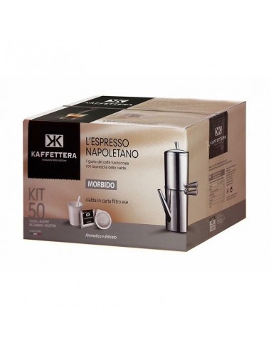 Kaffettera cialde 50 morbido kit
