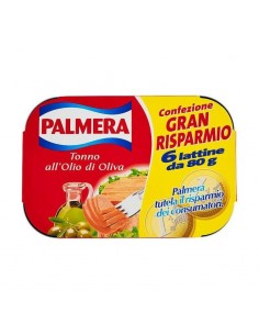 Palmera tonno gr80x6 olio oliva