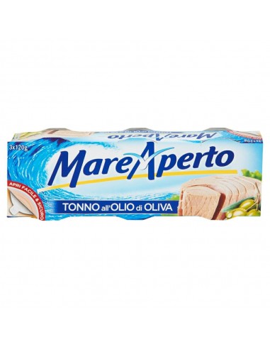 Mare aperto tonno gr60x3 olio oliva