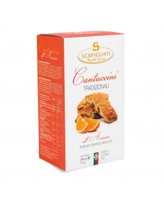 SCAPIGLIATI CANTUCCINI ALL'ARANCIA GR.200