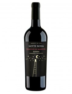 Notte rossa cl75 primitivo di manduria dop riserva