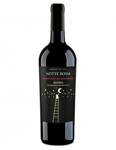 Notte rossa cl75 primitivo di manduria dop riserva