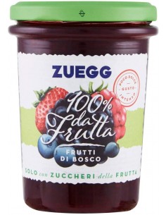 Zuegg confettura gr250 100% frutti di bosco