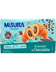 MISURA CORNETTO PRIVOLAT SENZA ZUCCHERO CIOCCOLATO GR.290
