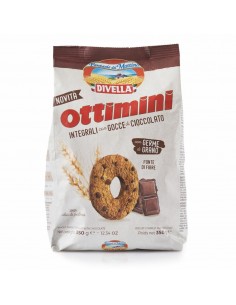 Divella biscotti gr350 ottimini integrali ciocc.