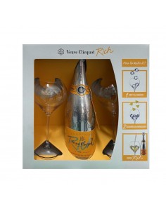 CHAMPAGNE CLICQUOT RICH PACK + 2 CALICI