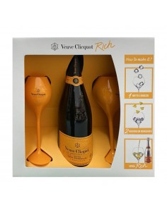 CHAMPAGNE CLICQUOT SAN PIETROBURGO PACK + 2 CALICI
