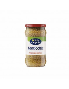 O sole e napule lenticchie gr295 vetro