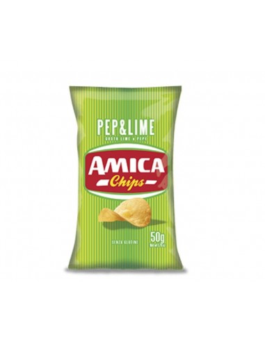 Amica chips patatina gr50x21 pepe & lime