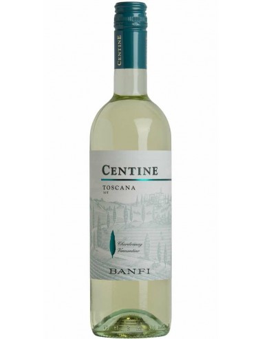 Banfi vino cl75 centine bianco igt chard.