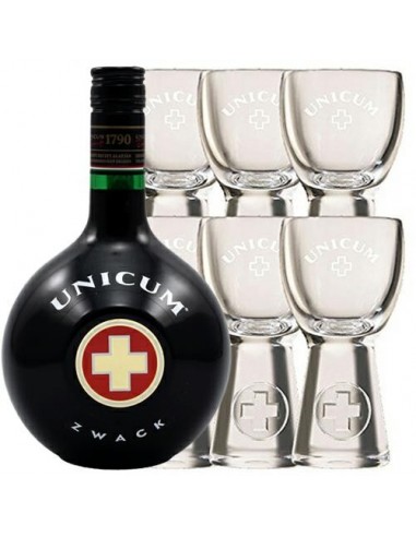 Amaro unicum cl70 + bicchiere
