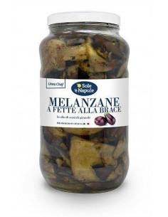 O sole e napule melanzane gr960 brace olio