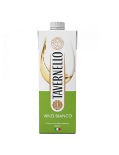 Tavernello brik bianco cl100x15pz