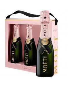 CONF. MOET & CHANDON TRIO MINI ROSE' CL.20