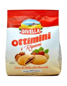 Divella biscotti gr300 i ripieni nocciola