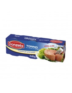 Donzela tonno gr80x3 olio di semi