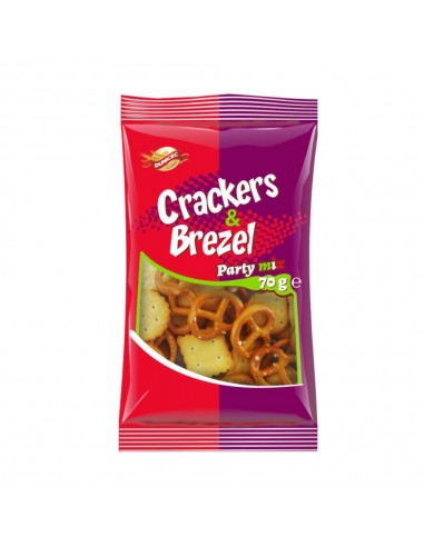 Party mix gr70 crackers& brezel