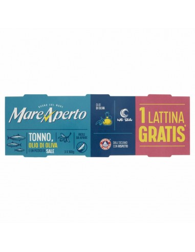 Mare aperto tonno gr80 3+1 olio oliva