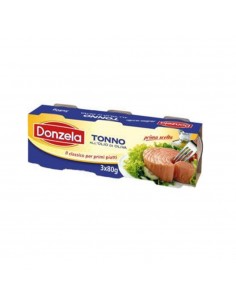 Donzela tonno gr80x3 olio oliva