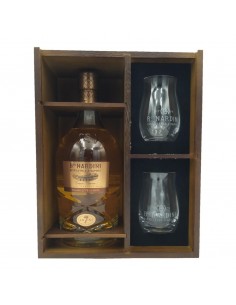 Nardini grappa cl70 riserva 7 anni legno +2 bicchieri