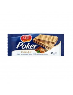 Lago wafer poker gr45x5 cacao