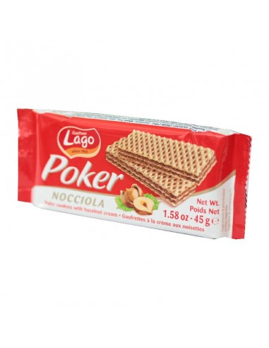 Lago wafer poker gr45x5 nocciola