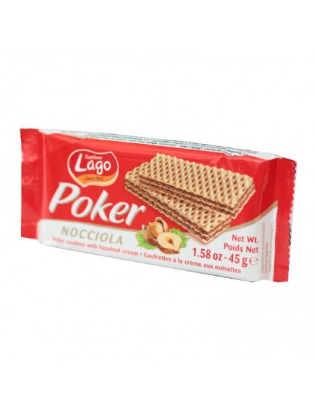 Lago wafer poker gr45x5 nocciola