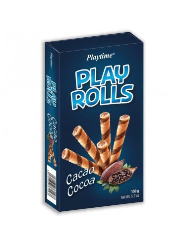 Biscotti play rolls gr150 cacao
