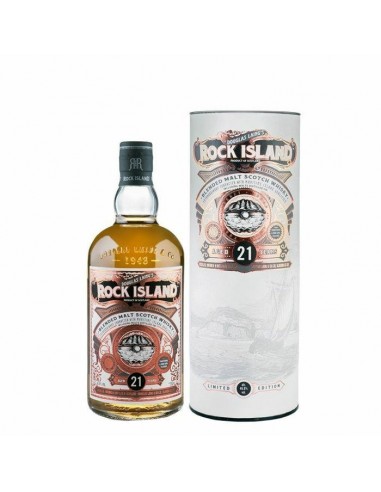 Whisky rock island cl70 21 y.o.blended malt