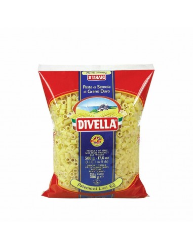 Divella pasta gr500 n62 paternosti lisci