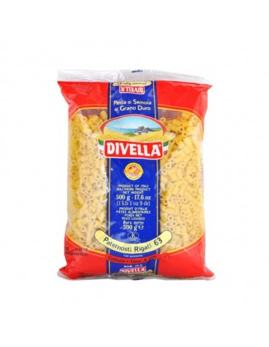 Divella pasta gr500 n63 paternostini rigati
