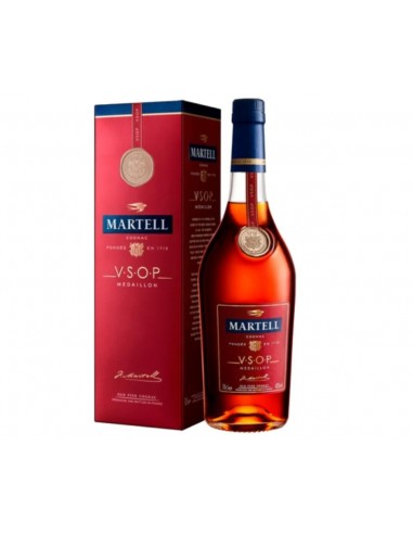 Cognac martell cl70 vsop red barrels ast.