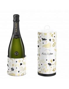 CHAMPAGNE FEUILLATTE BRUT CANDLE BOX CL.75