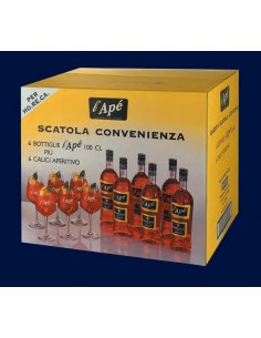 L ape cl100 aperitivo kit+6 calici
