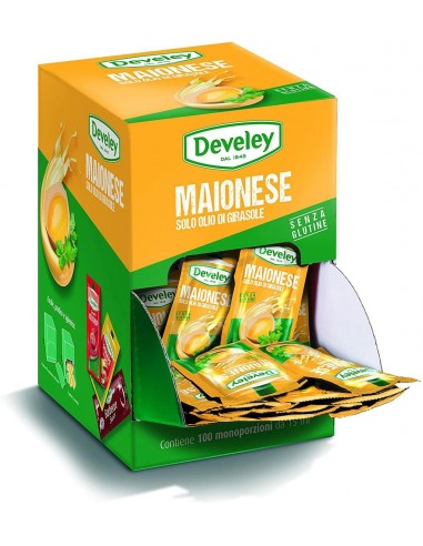 Develey box maionese ml15 100 bustine