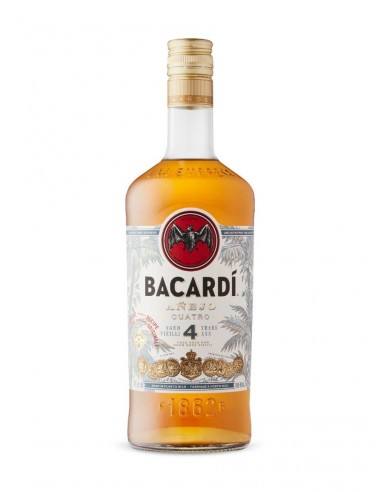 Rum bacardi cl70 anejo cuatro 4y