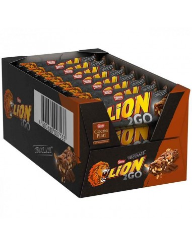 Nestle lion 2go bar peanut gr.33x24pz