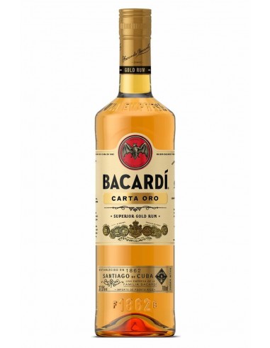 Rum bacardi cl100 cartaoro