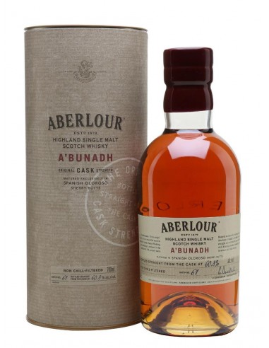 Whisky aberlour cl70 a bunadh
