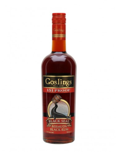 Rum gosling s cl70 black seal 151 proof
