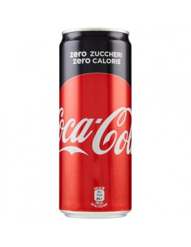 Coca cola zero cl33x24 lattina