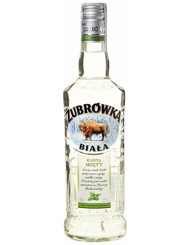 Vodka zubrowka cl50 biala menta