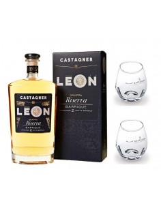 Castagner grappa riserva leon cl70+2 bicc.