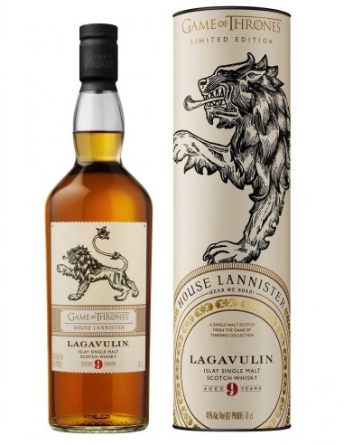 Whisky lagavulin cl70 9y game of thrones