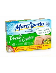 Mare aperto tonno pronto da gustare gr.60x8